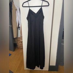 Black Strappy Midi Dress